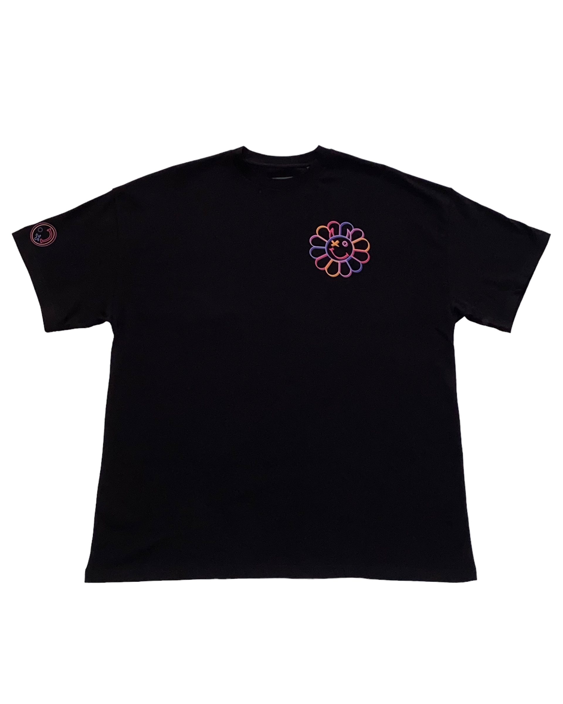 Black Multicolour Takashi Murakami T-Shirt