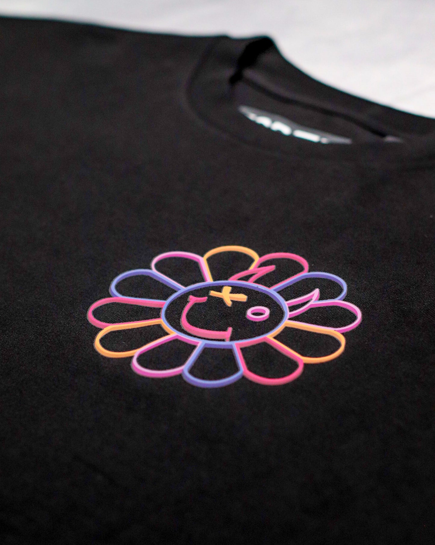 Black Multicolour Takashi Murakami T-Shirt